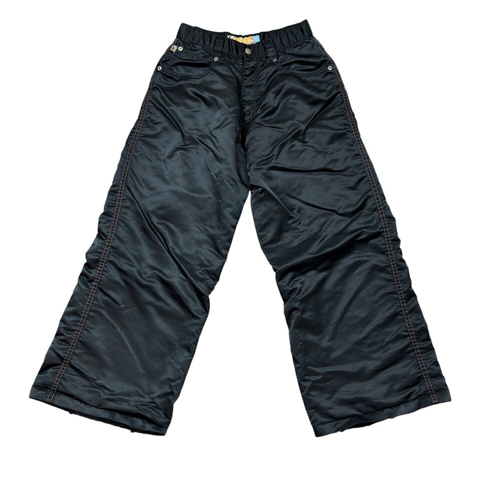 Kikwear Synthetic Technologies Baggy Wide Rave Pants Women's 28 Y2K Skater